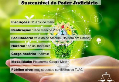 Webinário Conhecendo o Plano de Logística Sustentável do Poder Judiciário