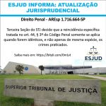Atualização Jurisprudencial STJ 1 01-09-2021